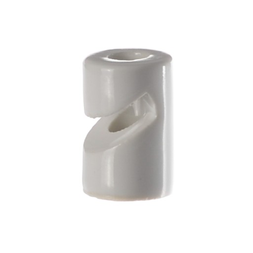 RETRO LOFT KÁBLOVÝ HÁK KERAMICKÝ 20x30mm BIELY