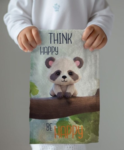 Osuška do škôlky Panda Bear 30x50, 100% bavlna