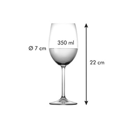 CHARLIE pohár na biele víno 350 ml