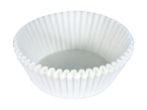 Papierové kelímky 50x25cm BIELE 200 ks
