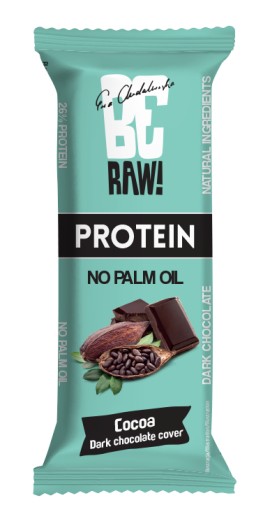 BeRAW COCOA Kakaová proteínová tyčinka v čokoláde