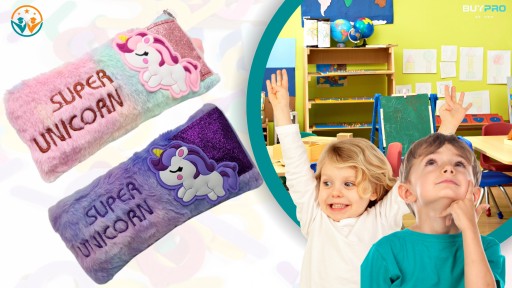 Školské puzdro na ceruzku Pouzdro Kozmetická taška Super Unicorn