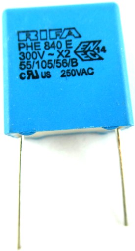 RIFA Fólia 470nF 0,47uF 20% 300V AC 10ks.