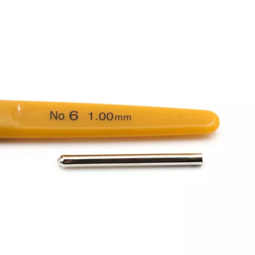 Háčik na háčkovanie ďatelina, ergonomická rukoväť, 1 mm Soft Touch