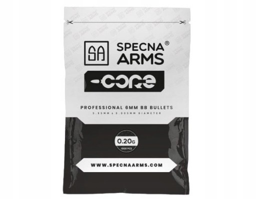 Strely Specna Arms CORE ASG - 1000 ks, 0,20 g, biele