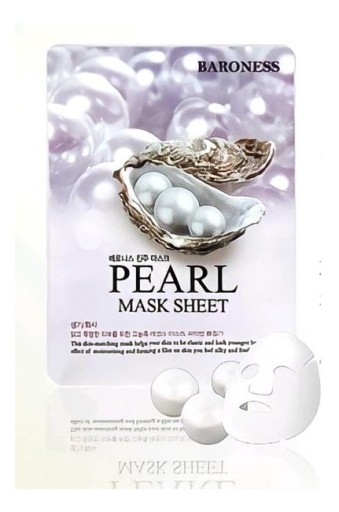 BARONESS Pearl Mask Sheet – rozjasňujúci a vyhladzujúci