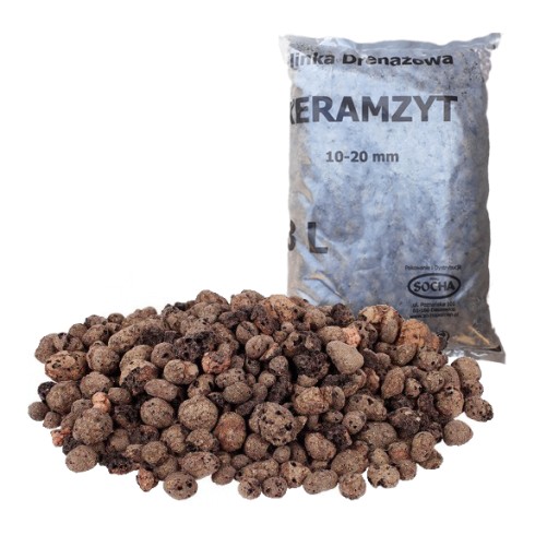 Expandovaná hlina 10-20mm 3L Prísada do drenážneho substrátu
