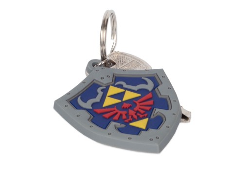 Značková kľúčenka The Legend Of Zelda Hylian Shield gumená kľúčenka