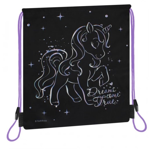 Školská taška na obuv obuv ramenný batoh PE Unicorn STARPAK