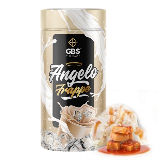 GBS FRAPPE GOLDEN BOW instantná ľadová káva 150 g ZMRZLINA SO SLANÝM KARAMELOM