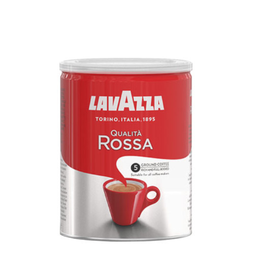 Lavazza Qualita Rossa 250g mletá káva v plechovke