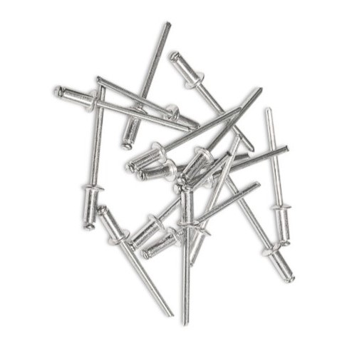 Hliníkové nity Silver 4,0x12mm 50 ks