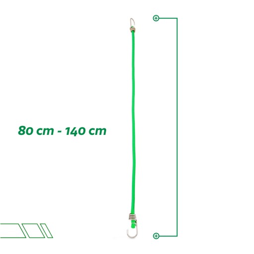 KÁBEL ELASTICKÝ 10x800 MM STALCO S-47830