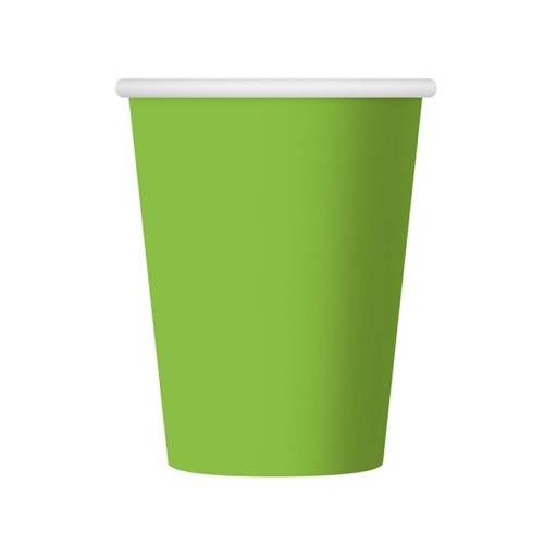 POHÁR ZELENÝ PAPIER 220ML 6KS