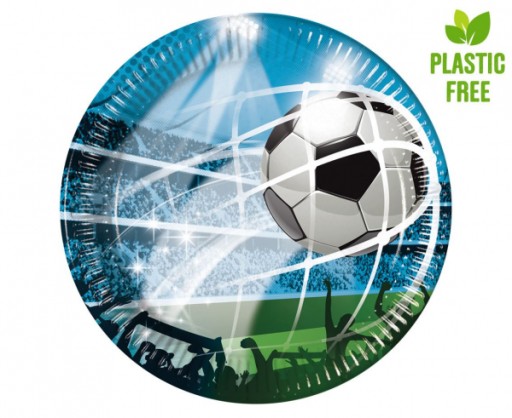 Papierové taniere Futbal 23 cm 8 ks.