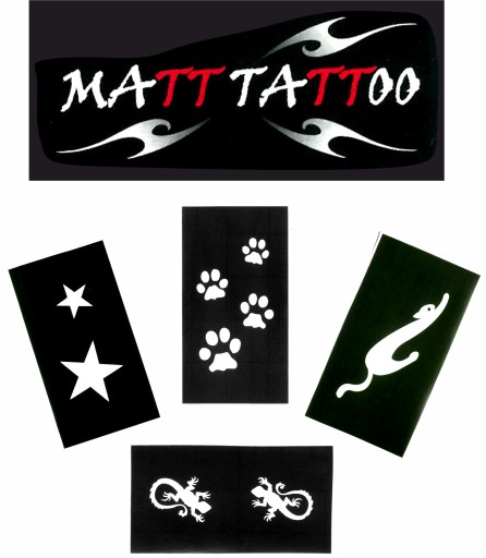 Šablóny na tetovanie HENNA GLITTER TATTOO - skvelý výber