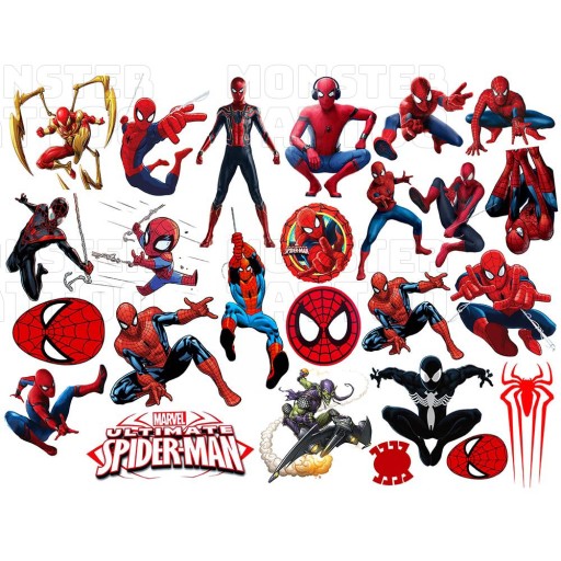 UMÝVAJÚCE DOČASNÉ TETOVANIE PRE DETI DETSKÝ SPIDERMAN ORIGINÁLNE DIZAJNY