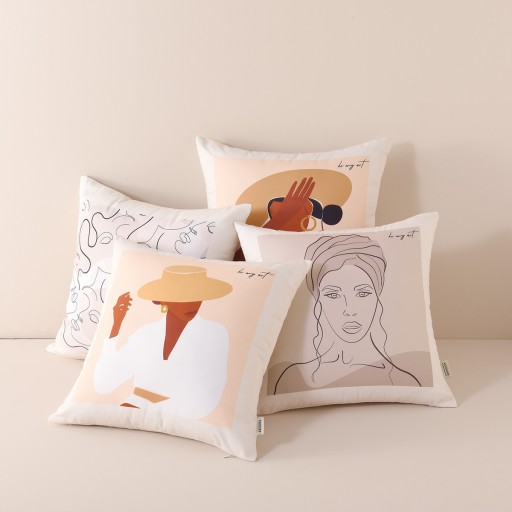 Dekoračná obliečka na vankúš Jasiek 40x40 Room99 Femme Cream