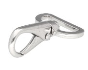Veľká karabínka na tašku na kľúče SILVER