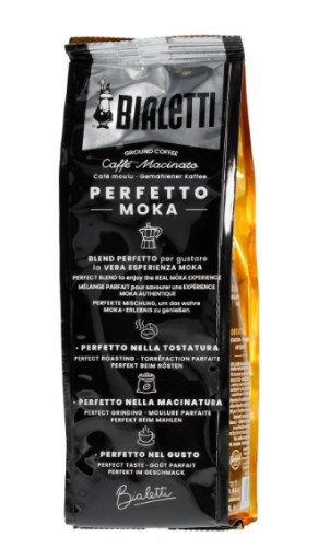 Bialetti Perfetto Moka Vanilia mletá káva 250g