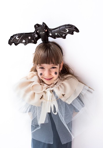 HALLOWEENSKÝ DEKORATÍVNY NETOPET BAT, ZLATÝ