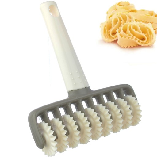 KRÁJAČ, GUMOVÝ NÔŽ, VALEC NA CESTOVINY, 9 VLNOVÝCH KOLIES