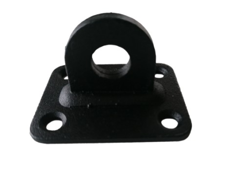 Závora zatvárania garážovej brány 150mm, lakovaná na čierno
