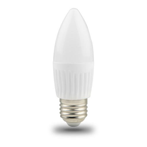 E27 LED žiarovka 10W 900lm studená 6000K C37 sviečka