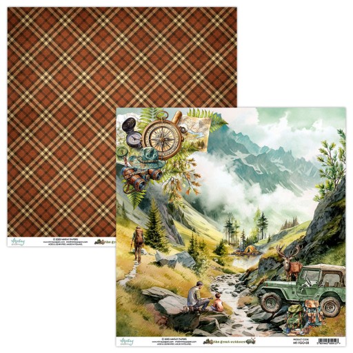 Sada papierov na scrapbooking 15,2 x 15,2 - Mintay - The Great Outdoor