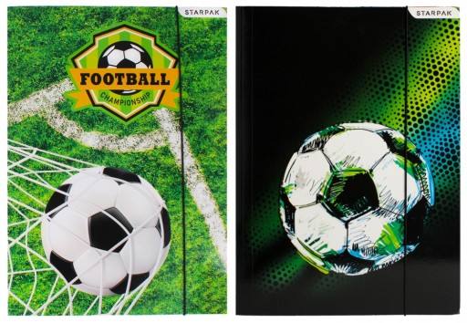 ŠKOLSKÁ BROŽÚRA A4 s gumičkou pre deti Papierové skladačky FUTBAL STARPAK