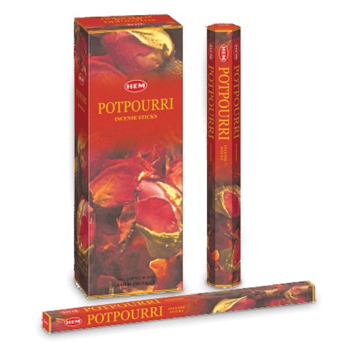 Indické vonné tyčinky Aroma Potpourri 20 kusov HEM