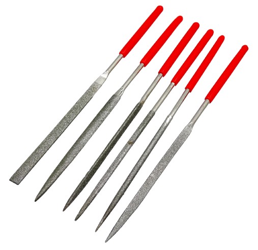 Diamantové ihlové pilníky MTX 6 kusov 158349
