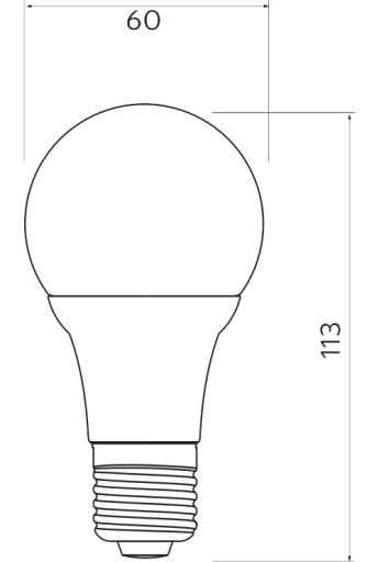 ZDROJ SVETLA LED TEPLÁ BIELA E27 220° 840 lm