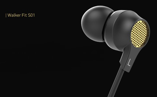 WalkerFit káblové slúchadlá do uší 3,5 mm HiFi