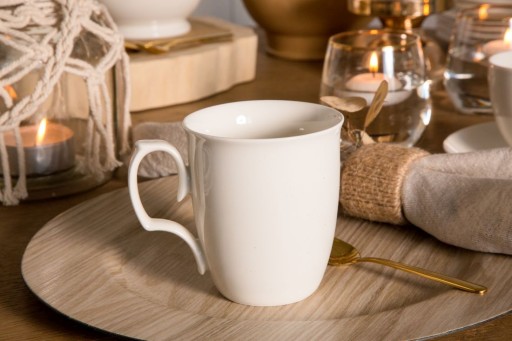 Porcelánový hrnček na kávu MariaPaula Ecru 360 ml