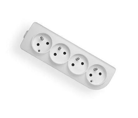 4-ZÁSUVKOVÝ PREdlžovací kábel s uzemnením
