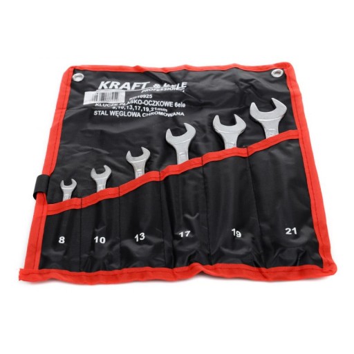 KOMBINOVANÉ KĽÚČE 6 KUSOV 8-21MM SADA KĽÚČOV KD10925