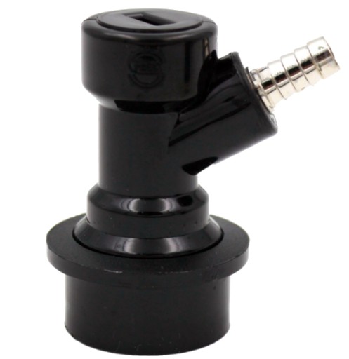 Čierny 6mm Ball Lock Keg Corny konektor Cornelius