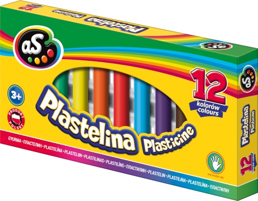 Astra PLASTELINA AS 12 farieb POĽSKÝ produkt