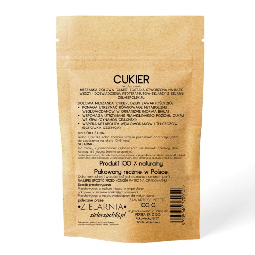 CUKR bylinná zmes BYLINKY PRE VYSOKÚ CUKROVOU INZULÍNOVÚ ODOLNOSŤ