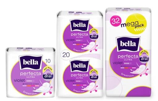 Ultratenké hygienické vložky Bella Perfecta Ultra Violet