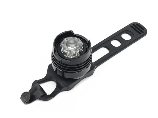 Predná lampa PROX NAOS 1-LED, čierna predná cyklistická lampa