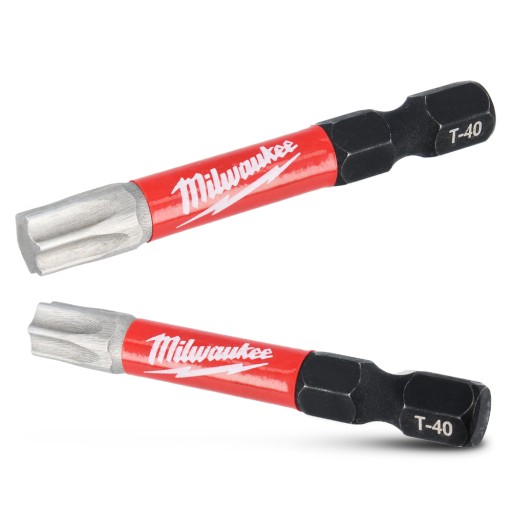 Nárazový vrták Dlhý TORX SKRUTKOVAČE 40 50 mm Magnetická špička MILWAUKEE