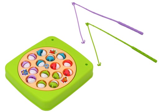 Fishing Arcade Game, 15 kusov rybárskych prútov, zelená