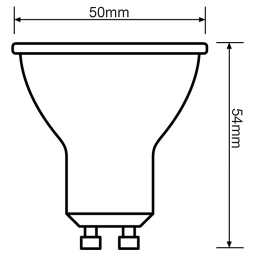 GU10 LED žiarovka 4,7W 50W 2700K CRI90 DIM LEDVANCE