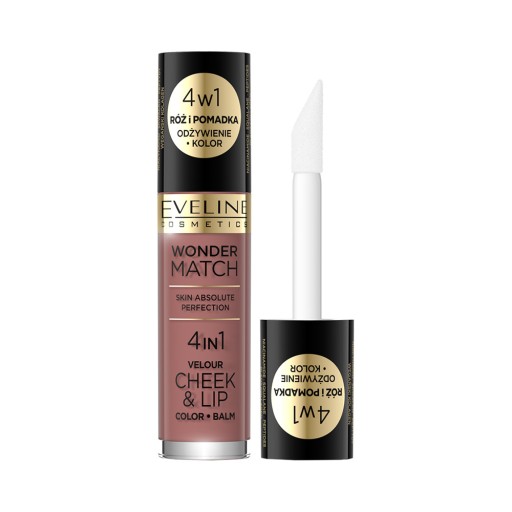 Eveline Cosmetics Wonder Match lícenka a rúž 4v1 - č. 05