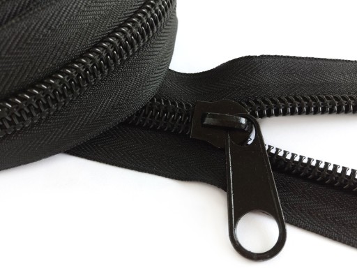 Kovový bežec pre 10 mm špirálový zips, strojový bežec, 4 ks.