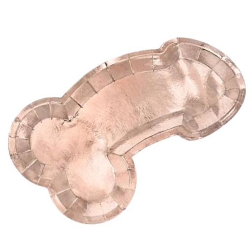 Hen Party taniere Rose gold rose gold Peniski 26cm 6 kusov
