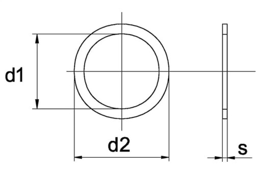 988202803P025 Dištančná podložka 20 x 28 x 0,3 mm