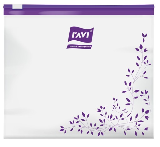 FÓLIOVÉ TAŠKY S TAŠKOU NA Zips 1,5L RAVI 15SZ